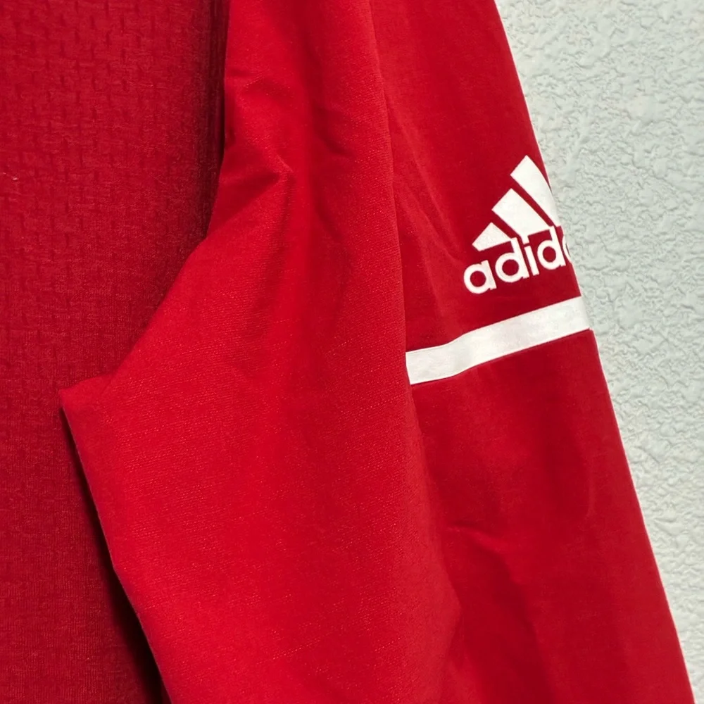 Adidas Bold Red Zip-Up Jacket XL - Picture 2 of 8